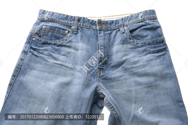 白色藍色牛仔褲
