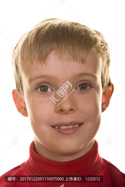 小男孩的特寫