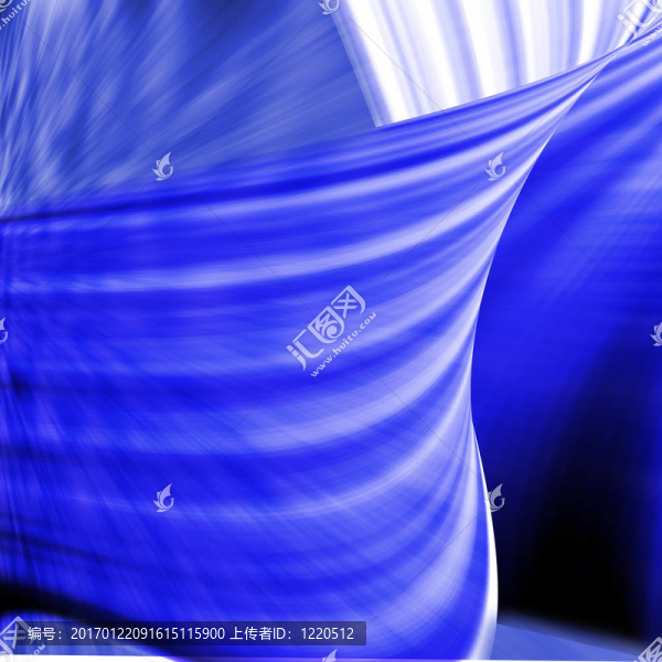 藍色的波浪形曲線