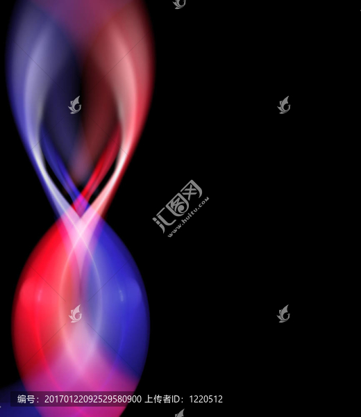 藍(lán)色和紅色的圖八