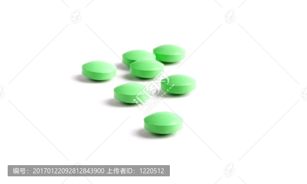 綠色的藥丸