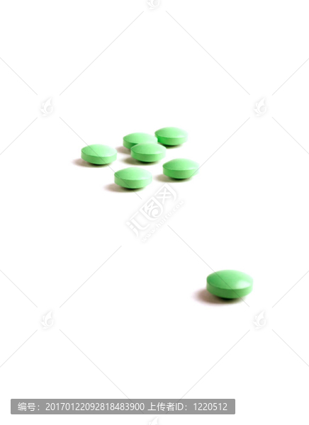綠色的藥丸