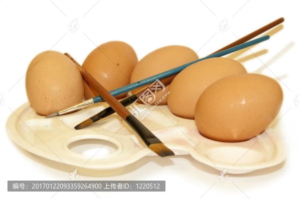 雞蛋和油漆