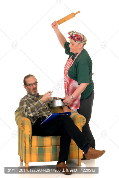 家庭主婦與懶惰的丈夫