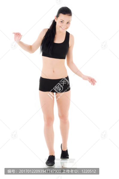 幸福的尺度上的女人