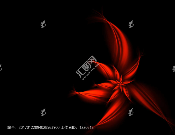 紅色的花