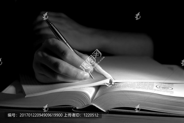 打開的書