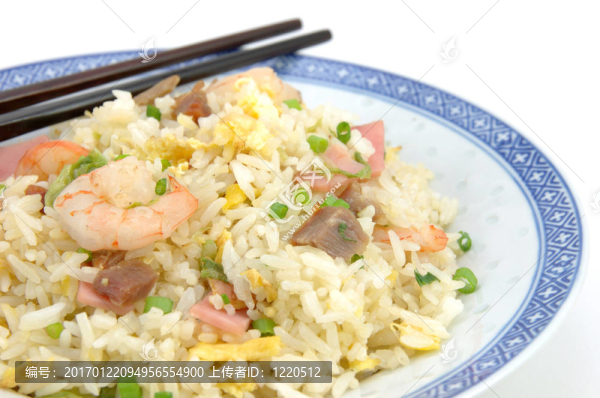 煎米飯和筷子板