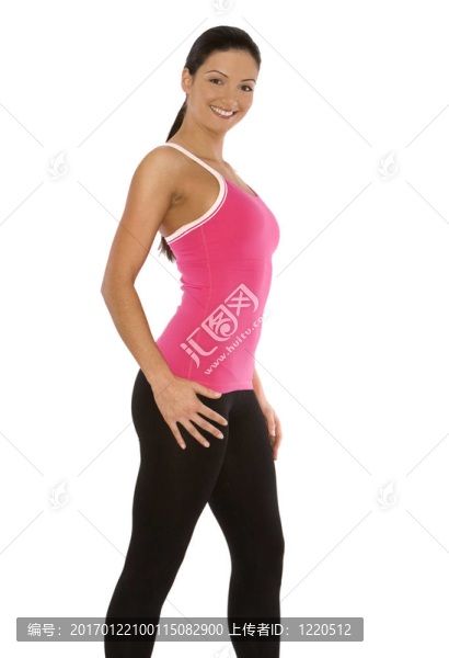 運動的女人