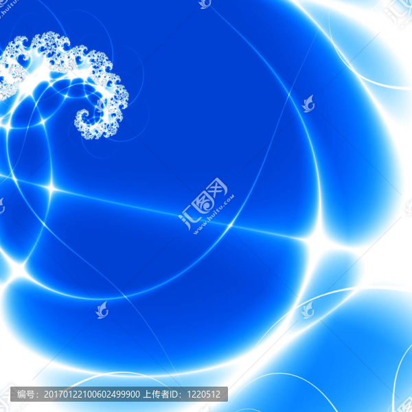 藍(lán)燈舞；fractal02y2