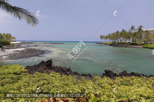 夏威夷火山海灘