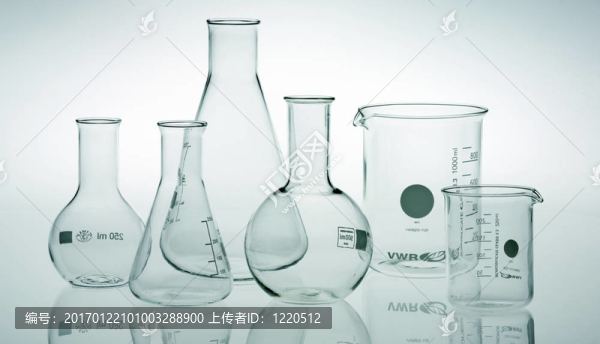 實驗室各種玻璃器皿