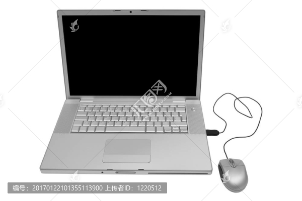 現(xiàn)代和時尚的筆記本電腦