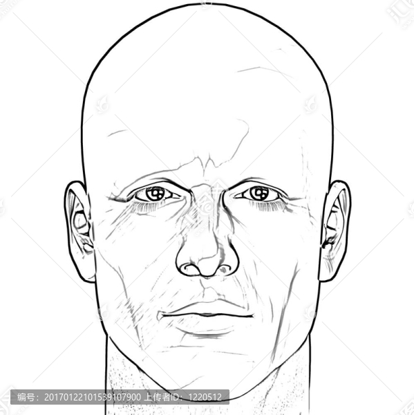 男性人物肖像-匯圖網(wǎng) www.fosd68.com 男性人物肖像