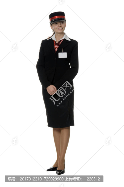 穿著制服的女人