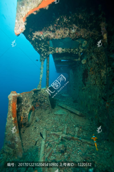 右舷舷梯的Thistlegorm