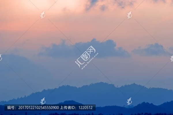 馬來(lái)西亞日落背景