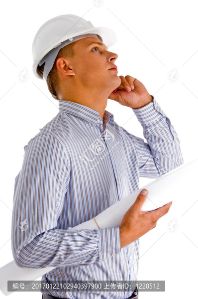 年輕建筑師忙著移動