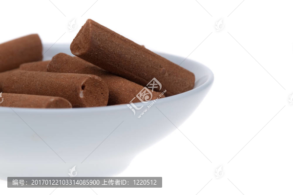 肉桂棒在碗里