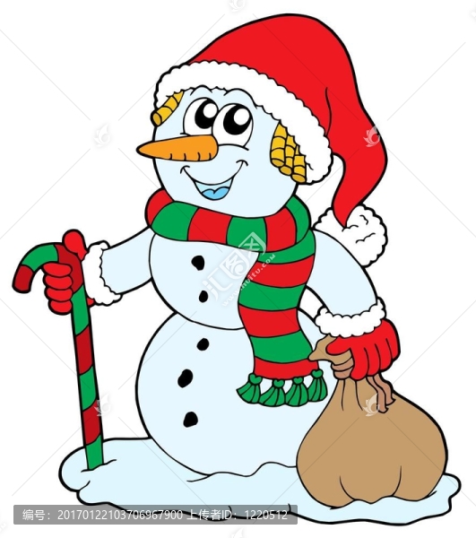 Santa的雪人