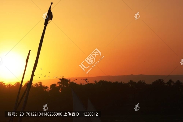 Nile日落