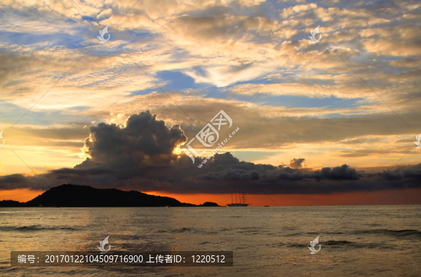 芭東的日落