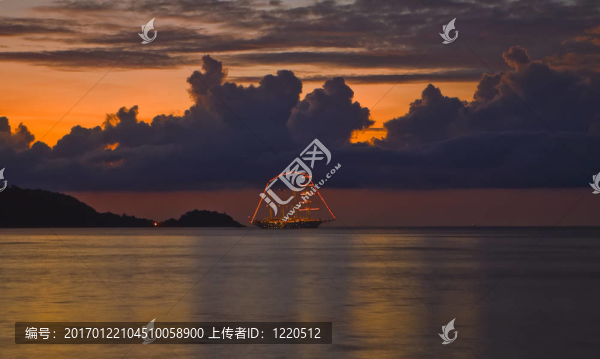 普吉島的日落