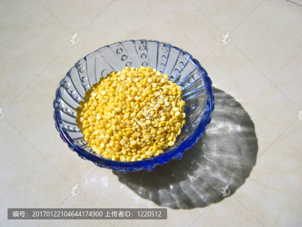 黃moong,DAL在藍色的碗