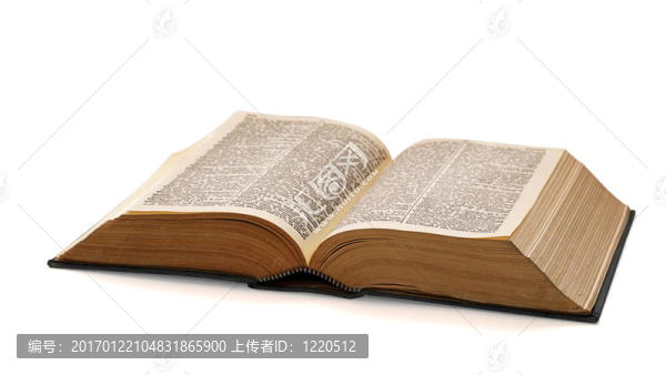 打開的書