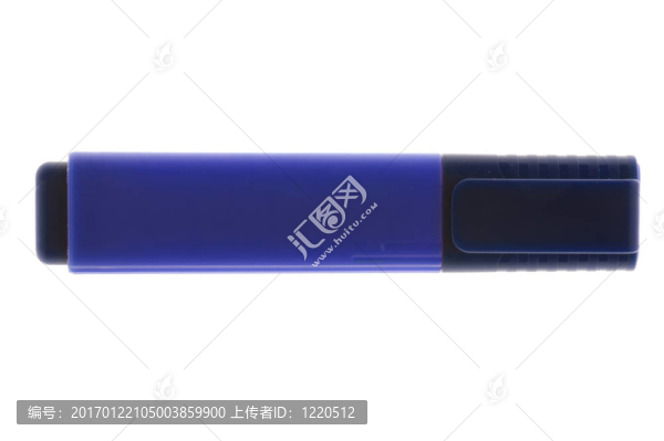 白色藍色標記