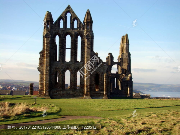 惠特比Abbey；北約克郡