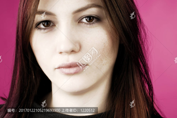工作室里的一個(gè)女人的肖像