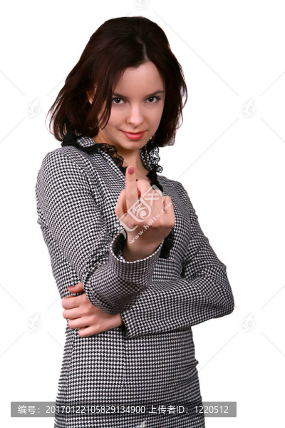 打電話的女人