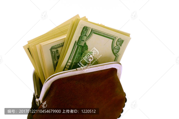 錢(qián)包里裝滿(mǎn)了錢(qián)