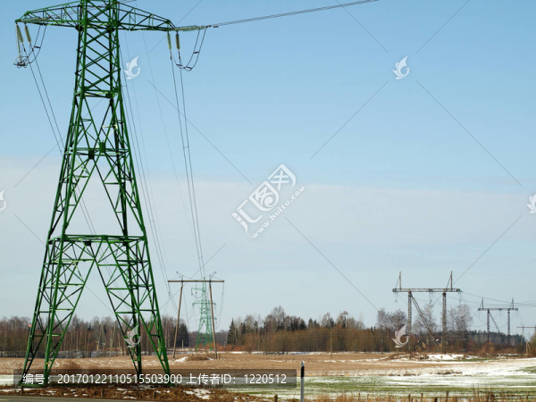 高壓輸電線路110,-,330伏