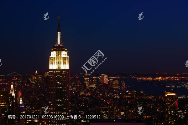 黃昏下的曼哈頓