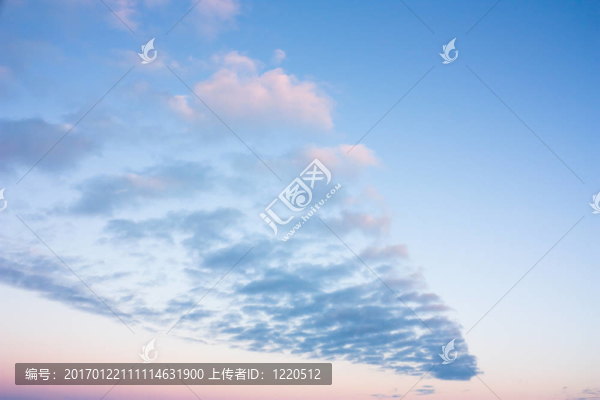 日落的天空