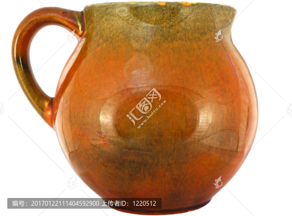 褐色粘土antiqueing鍋