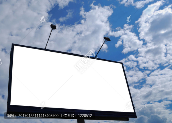 空白廣告牌