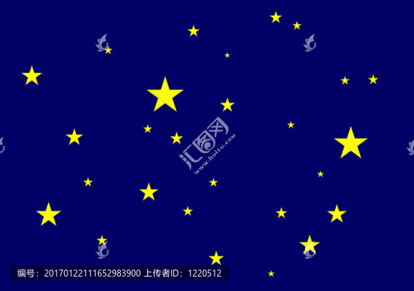天空中的星星
