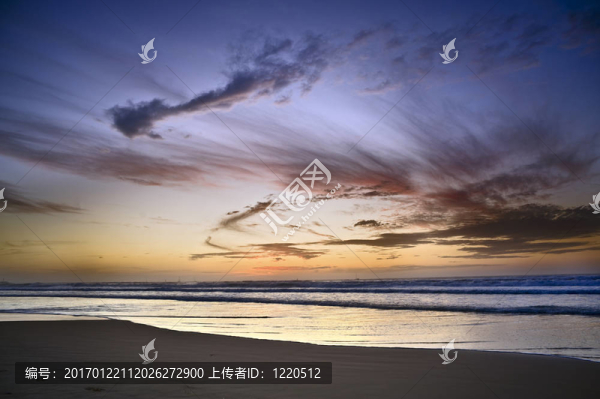 herzelia海灘日落