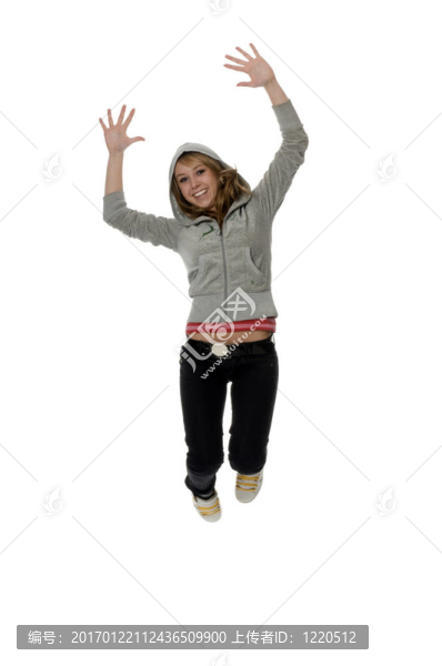 活潑的女孩