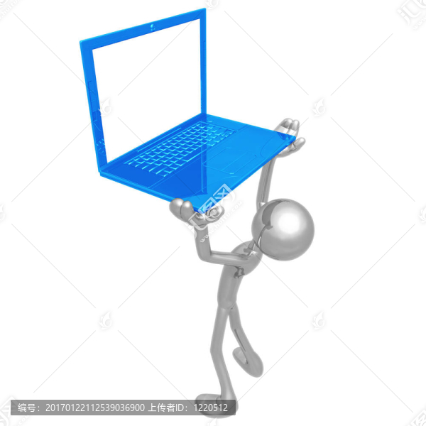 拿著筆記本電腦架