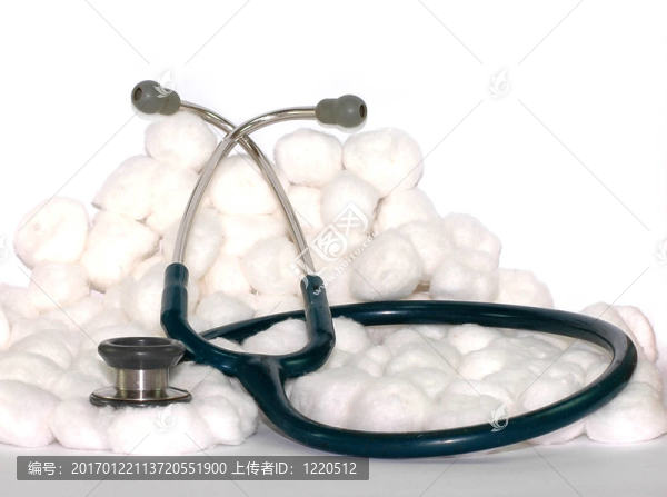 聽診器和棉