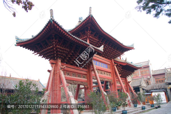 木質(zhì),大牌坊,西安清真大寺