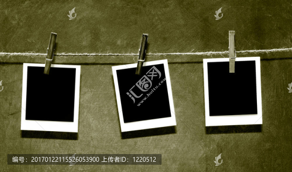 照片紙附在繩子上衣服旋轉(zhuǎn)
