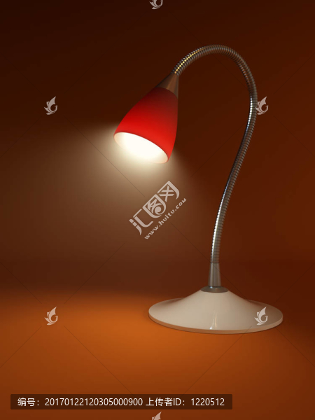 發(fā)光的臺(tái)燈