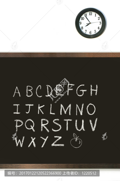 黑色的黑板時(shí)鐘-匯圖網(wǎng) www.fosd68.com 黑色的黑板時(shí)鐘