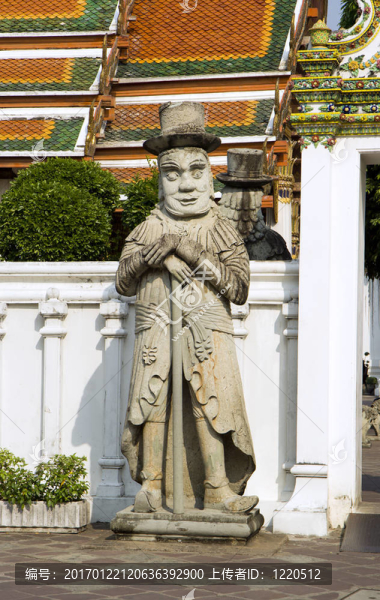 Wat,Pho衛(wèi)兵雕像