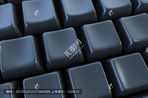 沒有字母的黑色鍵盤